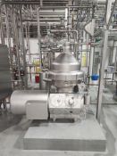 Alfa Laval S/S Self-Desludging CIP Cleanable Warm Milk Separator, Model: MRPX 414HGV-74C-60