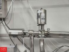 (2) Alfa Laval Unique 2” Air Single Seat Valves, (1) Cross Body Valve and (1) Shut Off Valve