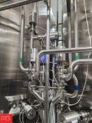 Alfa Laval Valve Manifold with (2) Alfa Laval PMO Plus 2” Mixproof Double Seat Valves with Flush