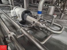 Axiflow Twin Screw Pump, Model: STS-70, S/N: 23640-003 with 15 HP Motor, Mounted on S/S Base