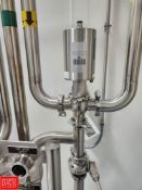 Alfa Laval Unique 2” Cross Body Air Single Seat Valve - Rigging Fee: $50