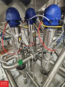 Alfa Laval Unique PMO Plus 2.5” Mixproof Double Seat Valves with Flush Cones - Rigging Fee: $150