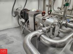 Fristam S/S Positive Displacement Pump, Model: FKL5, S/N: FKL50A1902425, Mounted on S/S Base