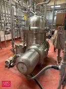 Westfalia Clarifier 5,000 RPM Motor, Model: MSA60-06-076, Frame, S/N: 1663723, Bowl, S/N: 1655066