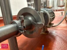 Fristam Centrifugal Pump, Model: FPX712-100, S/N: FPX1722102046 with Weg 2 HP 3,475 RPM Motor