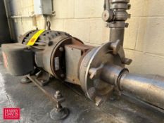 Ampco Centrifugal Pump, Model: LCV540-325-28F with Baldor 30 HP 3,510 RPM Motor: Mounted on S/S Base