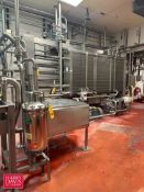 APV 6,000 GPH Pasteurization System with 5-Zone S/S Plate Heat Exchanger, Model: R51, Nested S/S