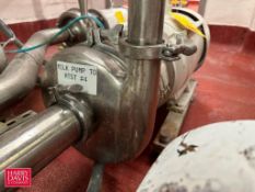 Centrifugal Pump with Reliance 20 HP 3,525 RPM Motor: Mounted on S/S Base - Rigging Fee: $150