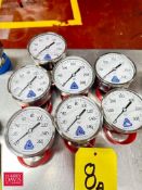 NEW Anderson Oil Filled Pressure Gauges, 600 PSI, 300 PSI and 160 PSI - Rigging Fee: $70