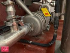 APV Centrifugal Pump, Model: W+35/35, S/N: 100231614-001 with Reliance 10 HP 3,505 RPM Motor