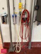 Compressed Air System with (2) Hoses, Pneumatic Valve and Filter - Rigging Fee: $150