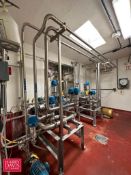 Tuchenhagen 316L S/S Air Valves, 160'+ S/S Piping, Fittings and Clamps - Rigging Fee: $355