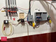 (3) Poly Diaphragm Pumps, (8) Air Valve Solenoids and (2) Enclosures - Rigging Fee: $200