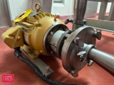 Ampco Centrifugal Pump, Model: APS220-22-25, S/N: CC-54139-1-5 with Baldor 15 HP 1,765 RPM Motor