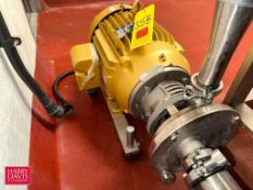 Ampco Centrifugal Pump, Model: APS220-22-25, S/N: CC-54139-1-4 with Baldor 15 HP 1,765 RPM Motor