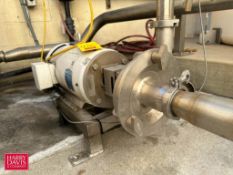 Ampco Centrifugal Pump, Model: LCV530-210TC, S/N: 2053900-5-1 with Baldor 15 HP 3,500 RPM Motor