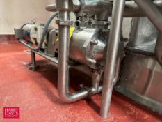 Ampco Positive Displacement Pump with Baldor S/S Clad 5 HP 1,750 RPM Motor: Mounted on S/S Base