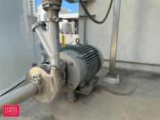 Ampco Centrifugal Pump, Model: C328MDG32T-S, S/N: CC-64523-1-1 with Reliance 40 HP 3,550 RPM Motor