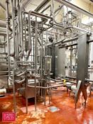 APV 6,000 GPH Pasteurization System with 3-Zone S/S Plate Heat Exchanger, Model: R51, Nested S/S