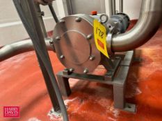 APV Positive Displacement Pump, S/N: 10002408: Mounted on S/S Base - Rigging Fee: $250