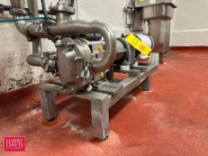 Ampco Positive Displacement Pump, Model: ZP2-018-DM, S/N: CC-77740-1-4 with S/S Gear Box