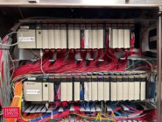 (3) Allen-Bradley ControlNet PLC Racks with (47) I/O Cards and S/S Enclosure - Rigging Fee: $450