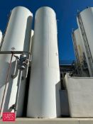 Walker 10,000 Gallon Jacketed 316 S/S Silo, S/N: VSHT-6111-R with Vertical Agitation, Sensors and