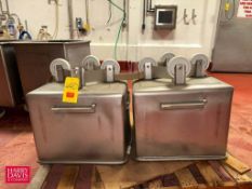 NEW 60 Gallon S/S Portable Totes - Rigging Fee: $200