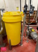 45 Gallon Poly Tank with S/S Stand and (2) Pulsation Metering Pumps - Rigging Fee: $150