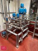Tuchenhagen 316L S/S Air Valves in Manifold with S/S Rack - Rigging Fee: $175
