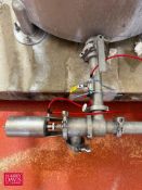 Assorted S/S Valves, Including: Air, Ball, Steam, Check Valves, S/S Piping: 180’+ and Fittings