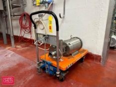 Ampco Centrifugal Pump, Model: LCV520-210TC, S/N: 1937764-5-1 with Baldor S/S Clad 7.5 HP 3,500 RPM