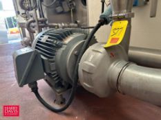 AMPCO Centrifugal Pump, Model: W+65/350, S/N: 100207026-01 with Reliance 75 HP 3,560 RPM Motor