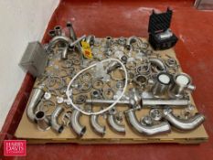 Pallets: Assorted S/S, Including: Clamps, End Caps, Fittings Baskets, Fittings, Spray Ball, Silo CIP