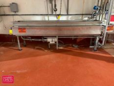 S/S COP Trough: 10 x 2' with Jetspray, Centrifugal Pump, S/S Shell & Tube, Actuated and Steam Valves