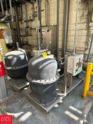 Pep Filters with Pumps and Controls Mounted on S/S Bases - Rigging Fee: $500