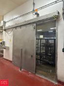 S/S Insulated Sliding Door: 6' x 8' - Rigging Fee: $750