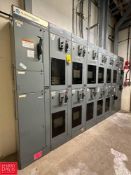 Allen-Bradley Centerline MCC, S/N: SNB815334/1 with Horizontal Power 600 Amps, Vertical Power 300