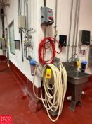 Hot Water Station with (2) Hoses, (2) Nozzles, Filter and Valves - Rigging Fee: $100