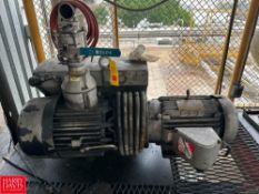 Busch Vacuum Pump, Model: RA400.B033.1004 with Baldor 25 HP 1,175 RPM Motor - Rigging Fee: $750