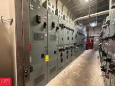 Allen-Bradley Centerline MCC, S/N: SNFTLW257/1 with Horizontal Power 2,000 Amps, Vertical Power 300