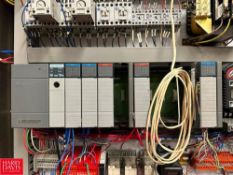 Allen-Bradley SLC 5/05 CPU with (5) I/O Cards, (2) PowerFlex 4 1 HP Variable-Frequency Drive
