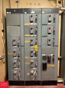 Allen-Bradley Centerline MCC with Horizontal Power 800 Amps, Vertical Power 300 Amps