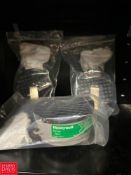 Sanusky Wall Mounted Cabinet with (3) New Honeywell Respirator Filters - Rigging Fee: $100