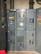 Allen-Bradley Centerline MCC, S/N: 2100-ACT08J1BRXX with Horizontal Power 800 Amps, Vertical Power