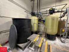 Park International 2-Tank Water Softener System with Digital Displays and Salt Storage Tank