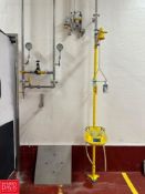 Bradley Eye Wash and Shower Station with Valves and Gauges - Rigging Fee: $75