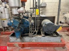 Vilter 125 HP 8-Cylinder Ammonia Reciprocating Compressor, Model: 440 VMC with GE Heavy Duty Safety