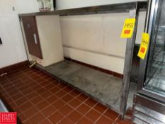 S/S Table with Shelf: 6' x 30