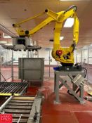 2014 Fanuc Robot Palletizer, Model: M-410iC/185, S/N: R14902216 with Stand: 3’ x 3’, HMI and Fanuc